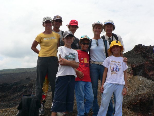 101- Photo de groupe au sommet du volcan 